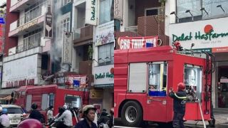 Hiện trường vụ cháy cửa hàng rượu ở TPHCM, hé lộ nguồn cơn từ một hành động bất cẩn của nhiều người