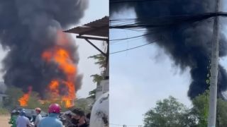 Vụ cháy lớn ở TP.HCM khiến 8 hộ dân lân cận hú vía: Hiện trường cột khói cao chục mét gây ám ảnh