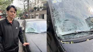 Diễn biến vật thể lạ rơi từ chung cư cao tầng ở Hà Nội khiến ô tô vỡ kính, cư dân không khỏi bất an