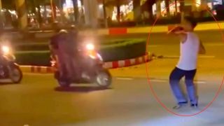 Lời khai Việt kiều Mỹ vừa về nước lôi loa kẹo kéo ra nhảy nhót giữa đường đông xe