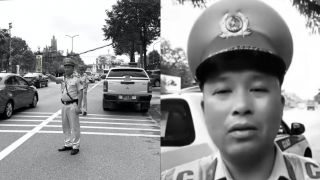 Clip mở đường bất ngờ lan truyền sau vụ CSGT hy sinh khi làm nhiệm vụ tại Thái Nguyên, đồng đội tiết lộ thêm thông tin