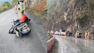 Hiện trường vụ tai nạn giao thông trên Quốc lộ 6 khiến 2 người tử vong, xác định được nguyên nhân ban đầu