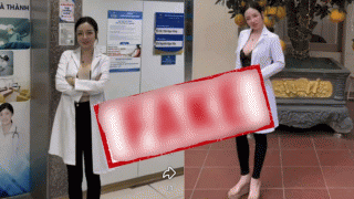 Thực hư tin ‘người khoác áo blouse trắng diện trang phục nhạy cảm’ là bác sĩ bệnh viện ở Hà Nội