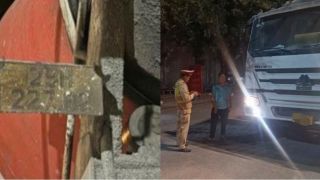 Tài xế xe bồn nhận án phạt vì để xi măng che lấp biển số, ai đã gửi hình ảnh vi phạm cho Cục trưởng C08?