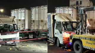 Xe đầu kéo lùi tông chết tài xế ô tô tải ở TPHCM, hiện trường hé lộ chi tiết đáng chú ý