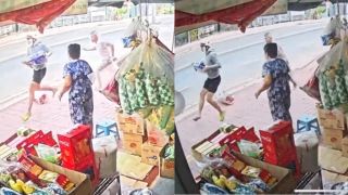 Danh tính hai thanh niên cướp thùng bia của cụ ông ở TP.HCM, camera ghi lại cảnh giằng co quyết liệt