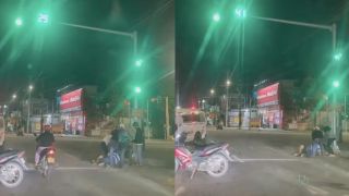 Quảng Ngãi: Nguồn cơn vụ nhóm người liên quan xe cứu thương và xe máy lao vào đánh nhau giữa đường