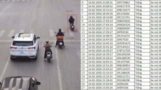 Chủ xe máy, ô tô có biển số sau vi phạm ngày Mùng 1 Tết nhanh chóng nộp phạt nguội