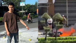 Lý lịch đen tối của gã thanh niên châm lửa đốt xe máy khi bị CSGT dừng xe kiểm tra ở Khánh Hòa