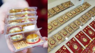 Giá vàng Vía Thần Tài chiều 26/2 đổi hướng: Vàng SJC đảo chiều, vàng nhẫn biến động theo giờ