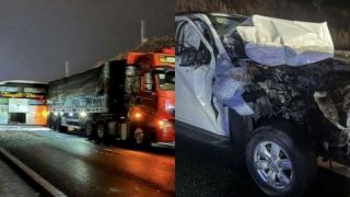 Hiện trường 3 vụ tai nạn liên hoàn trên cao tốc Dầu Giây – Phan Thiết, ô tô biến dạng nghiêm trọng