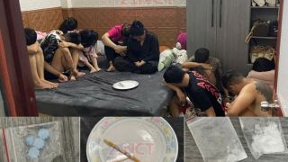 Cận cảnh hiện trường 10 nam nữ ‘phê’ ma túy tập thể trong phòng ngủ: Lộ diện loạt tang vật gây chú ý