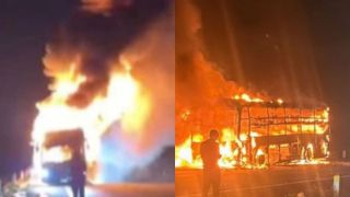 Nguyên nhân vụ xe khách giường nằm chở 46 người bốc cháy trơ khung trong đêm ở Đắk Lắk