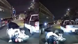 Thông tin quan trọng về tài xế xe bán tải tạt đầu, chèn ngã xe máy khiến 3 người suýt chết ở Hà Nội