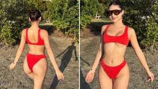 Tạm xa sân pickleball, Louis Phạm khiến netizen phát sốt với bikini đỏ khoe đường cong rực lửa