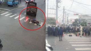 Hải Phòng: Bà chở cháu đi xe điện bị cuốn vào gầm xe tải, CSGT điều tra hành động lạ của tài xế