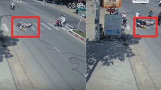 Người dân sợ hãi khi thấy cảnh dây điện rơi quật ngã người đi đường ở Khánh Hòa, tình hình nạn nhân