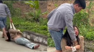 Quan hệ của 2 người trong clip cô gái bị kéo lê giữa đường ở Hải Phòng, người dân kể lại sự việc