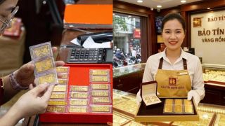 Giá vàng trưa 11-3 tăng hơn 1 triệu đồng mỗi lượng, thị trường trong nước và thế giới cùng biến động