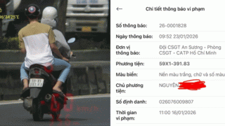 Người đàn ông ở TP.HCM ‘khóc ròng’ khi nhận thông báo phạt nguội dù xe đã bị trộm cách đây 7 năm