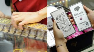 Giá vàng SJC đổi bảng hai lần trong 3 phút sáng 12/3, giá bạc và giá vàng thế giới đồng loạt hạ giá