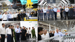 Phó Thủ tướng Thường trực thăm nhà máy ô tô điện VinFast công suất ‘khủng’, hé lộ số xe xuất xưởng 