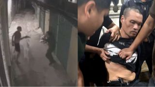 Gã đàn ông nhiều tiền án hai tay cầm hai súng đấu với công an khi bị kiểm tra nhà, cướp xe máy bỏ trốn