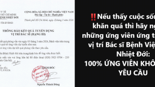 100% ứng viên tuyển bác sĩ ở Bệnh Nhiệt đới TP.HCM đều trượt: Tiêu chí khó đến mức ai cũng ‘phát sợ’