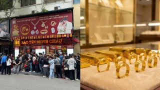 Giá vàng hôm nay giảm sâu, người dân Hà Nội xếp hàng mua vàng, diễn biến từ giá vàng thế giới gây chú ý thị trường