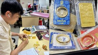 Giá vàng hôm nay (chiều 21/3): SJC và vàng nhẫn đồng loạt giảm, giá vàng thế giới đi xuống