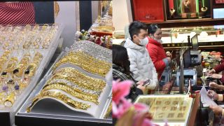 Giá vàng hôm nay (trưa 25/3) chạm mốc mới: SJC 9999 và vàng nhẫn cùng đi lên, chênh lệch với thế giới ra sao?