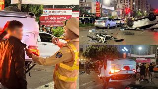 Công an công bố nguyên nhân vụ tài xế Lexus gây tai nạn liên hoàn ở Trung Kính