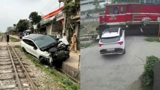 Diễn biến ô tô bị tàu hỏa đâm khi băng qua đường sắt ở Bắc Ninh: Hé lộ kết quả nồng độ cồn của tài xế