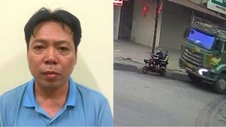 Hưng Yên: Danh tính tài xế xe tải mải nói chuyện điện thoại, cán 2 người tử vong tại chỗ