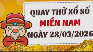Kết quả xổ số miền Nam hôm nay 28/3/2026: TP.HCM, Long An, Bình Phước và Hậu Giang