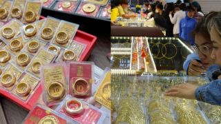 Giá vàng hôm nay (trưa 3/4): SJC, nhẫn 9999, DOJI, Bảo Tín Minh Châu đồng loạt tăng giá, chênh lệch thế giới duy trì cao