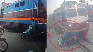 Hành động khó hiểu của người đàn ông vượt đường sắt ngay trước mũi tàu, thêm tình tiết khó chấp nhận