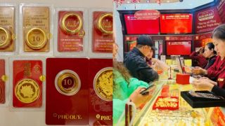 Giá vàng hôm nay (trưa 8/4): Vàng SJC, PNJ, DOJI, Bảo Tín Minh Châu đồng loạt tăng, chênh lệch thế giới 22 triệu/lượng 