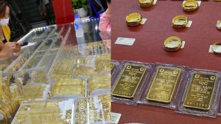 Giá vàng hôm nay (trưa 9/4): Vàng SJC, nhẫn 9999 giảm tới 3,5 triệu/lượng, thế giới biến động theo giờ 