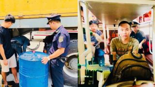 Bắt giữ đối tượng buôn lậu gần 1.300 lít dầu tại cửa khẩu Lao Bảo, hé lộ thủ đoạn cất giấu 