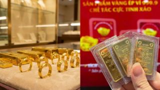 Giá vàng hôm nay 10/4: Vàng SJC tăng 1,2 triệu/lượng, vàng nhẫn và thế giới cùng biến động trên thị trường