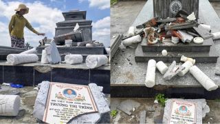 Đà Nẵng: Mộ mẹ Việt Nam anh hùng bị đập phá tan hoang, công an vào cuộc, gia đình lên tiếng