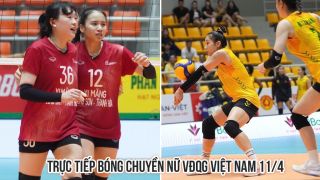 Link xem trực tiếp bóng chuyền nữ Việt Nam VĐQG hôm nay 11/4: VTV Bình Điền Long An áp sát ngôi đầu?