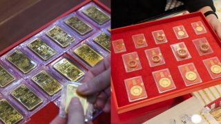 Giá vàng hôm nay (trưa 11/4): SJC, PNJ, DOJI, BTMC, Phú Quý, Mi Hồng đồng loạt giảm, chênh lệch giá thế giới nới rộng