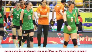 Bảng xếp hạng Giải bóng chuyền nữ Việt Nam VĐQG 2026 mới nhất: VTV Bình Điền Long An thua đau
