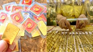 Giá vàng hôm nay 13/4 mới nhất: Vàng SJC và vàng nhẫn tụt dốc không phanh, giá ‘chợ đen’ diễn biến lạ