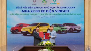 Taxi Lavi chuyển đổi toàn bộ sang xe điện VinFast - tham gia mạng lưới vận tải Xanh GSM