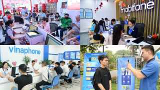 Lo bị khóa SIM, người dân đổ xô đi xác thực thuê bao ngày đầu quy định mới