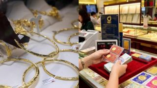 Cập nhật giá vàng hôm nay (trưa 16/4): Vàng SJC, PNJ, DOJI, BTMC, Mi Hồng điều chỉnh riêng, chênh lệch thế giới duy trì