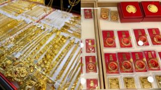 Giá vàng hôm nay (chiều 19/4): Vàng SJC, nhẫn 9999 đi ngang quanh mốc cao, giá thế giới dao động theo tín hiệu mới